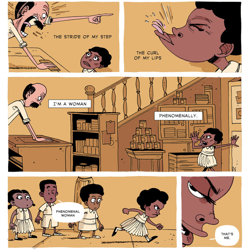 Illustration for article titled Check out this awesome comic illustration of "Phenomenal Woman"